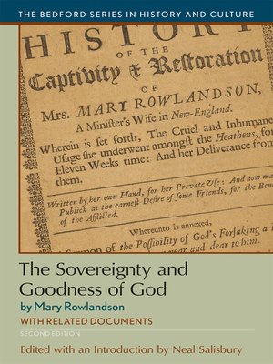 cover image of The Sovereignty and Goodness of God